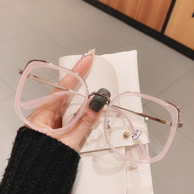 Alva Oversize Square Glasses Frame Rectangle Frames Southood