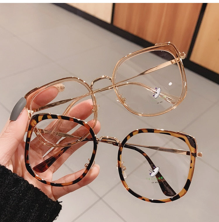 Alva Oversize Square Glasses Frame Rectangle Frames Southood