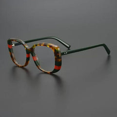 Amjed Vintage Acetate Glasses Frame Geometric Frames Southood Tortoiseshell