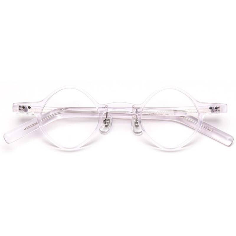 Anais Rhombus Small Acetate Glasses Frame Geometric Frames Southood Purple