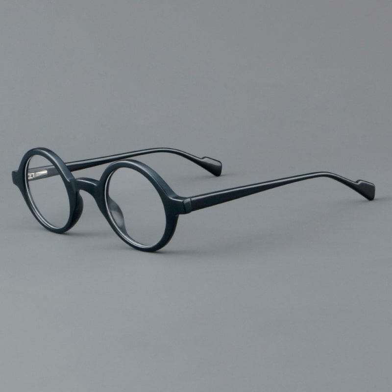 Andi Vintage Round Acetate Frame Round Frames Southood Black