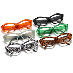 Antonia Zebra Print Glasses Frame Geometric Frames Southood