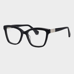 Aranda Vintage Acetate Glasses Frame Cat Eye Frames Southood Black