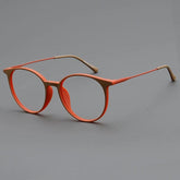 Aria Vintage TR90 Round Eyeglasses Round Frames Southood Coffee Red