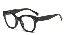 Asa Brand Unisex Square Glasses Frame Rectangle Frames Southood C1 Black