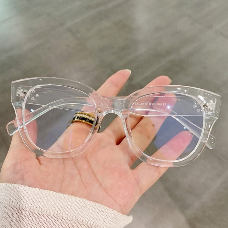 Asa Brand Unisex Square Glasses Frame Rectangle Frames Southood C5 Clear
