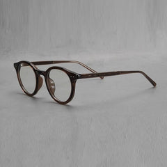 Ashlen TR90 Vintage Eyeglasses Frame With Sunglasses Clips Round Frames Southood