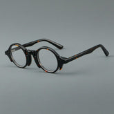 Audun Vintage Round Acetate Frame Round Frames Southood Leopard