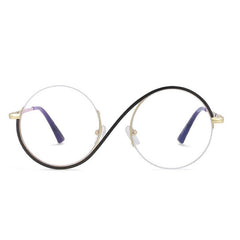Augustin Round Unique Metal Half Frame Round Frames Southood