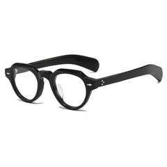Axel Retro Acetate Glasses Frame Geometric Frames Southood Black