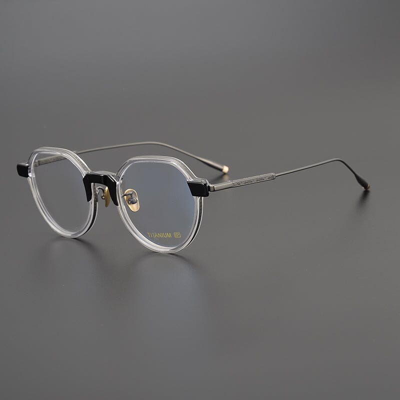 Baldur Polygon Titanium Glasses Frame Geometric Frames Southood Clear