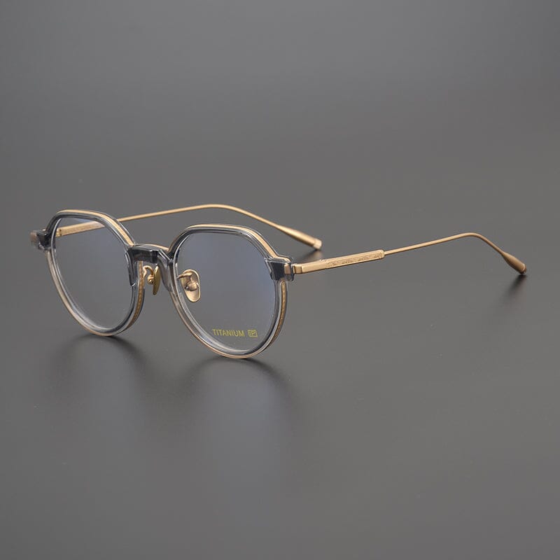Baldur Polygon Titanium Glasses Frame Geometric Frames Southood Grey gold