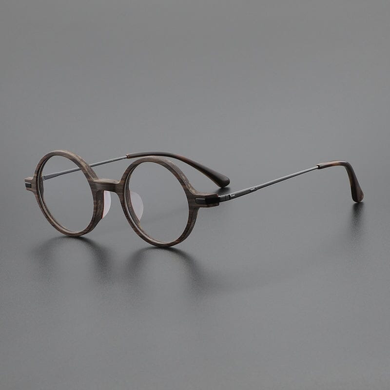 Bardo Vintage Acetate Glasses Frame Round Frames Southood Brown