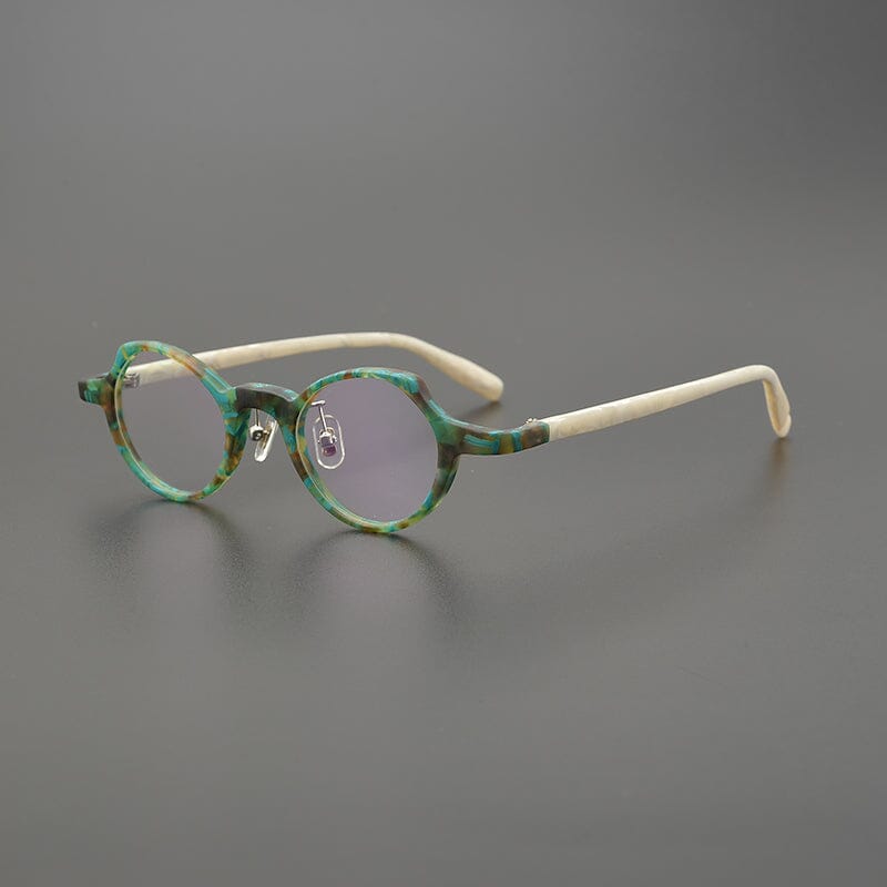 Bari Acetate Glasses Frame Geometric Frames Southood Matte Green