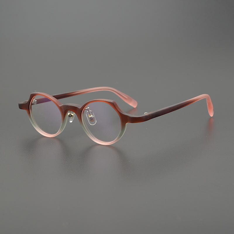 Bari Acetate Glasses Frame Geometric Frames Southood Matte Red