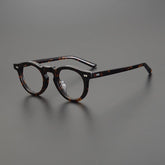 Bartle Round Acetate Glasses Frame Round Frames Southood Leopard
