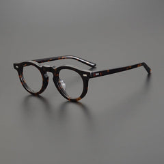 Bartle Round Acetate Glasses Frame Round Frames Southood Leopard