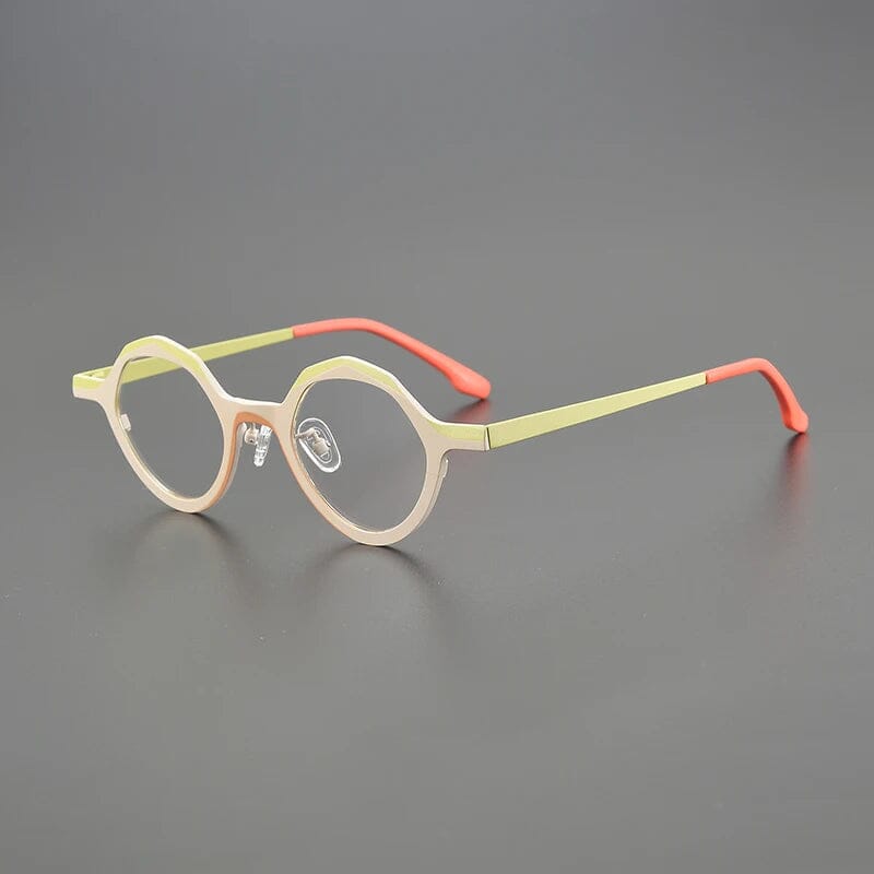 Barwolf Titanium Geometric Glasses Frame Geometric Frames Southood White