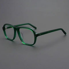 Beal Retro Acetate Eyeglasses Frame Aviator Frames Southood Green