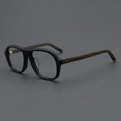 Beal Retro Acetate Eyeglasses Frame Aviator Frames Southood Matte Black Green