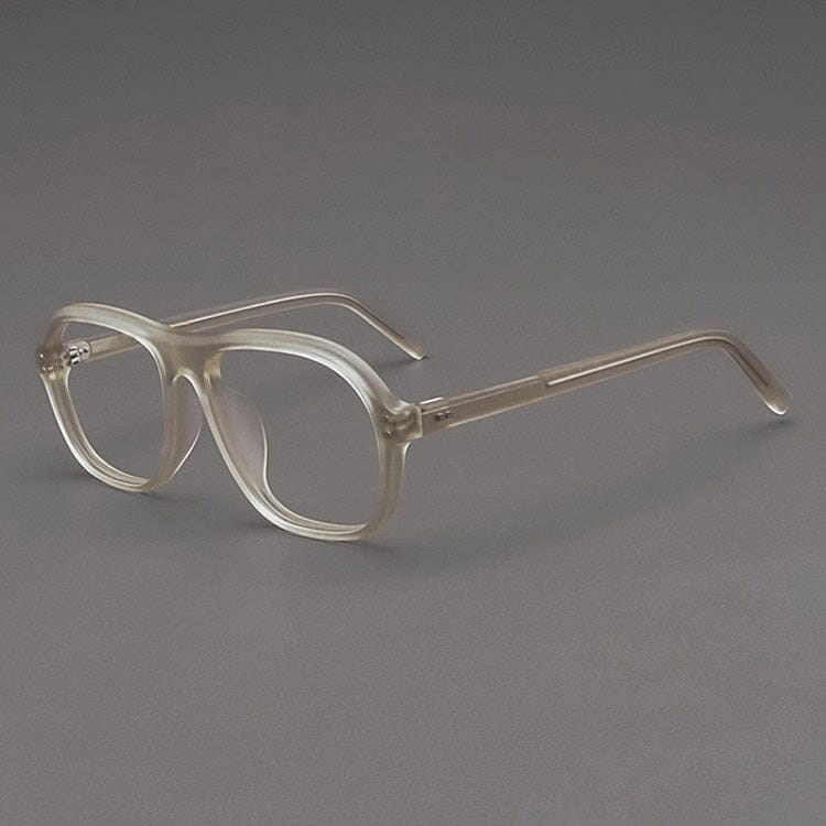 Beal Retro Acetate Eyeglasses Frame Aviator Frames Southood Matte Yellow