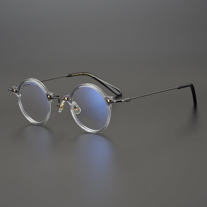 Ben Retro Round Acetate Optical Glasses Frame Round Frames Southood Gray