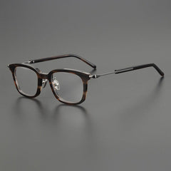 Beore Acetate Rectangle Glasses Frame Rectangle Frames Southood Leopard