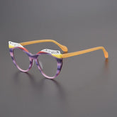 Bess Acetate Cat Eye Glasses Frame Cat Eye Frames Southood Matte Purple