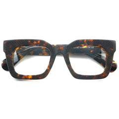 Birk Retro Stripe Acetate Glasses Frame Rectangle Frames Southood