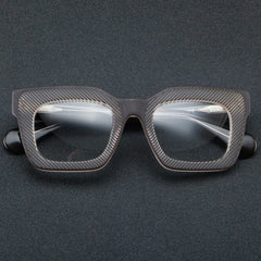 Birk Retro Stripe Acetate Glasses Frame Rectangle Frames Southood