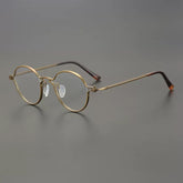 Bjorn Retro Round Titanium Glasses Frame Round Frames Southood Bronze