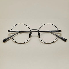 Mel Round Titanium Eyeglasses Frame