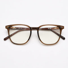 Bliss Vintage TR90 Eyeglasses Frame Rectangle Frames Southood Brown