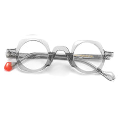 Boshell Vintage Small Round Acetate Glasses Frame Round Frames Southood Gray