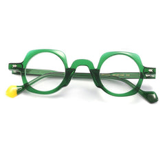 Boshell Vintage Small Round Acetate Glasses Frame Round Frames Southood Green