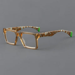 Boston Retro Acetate Glasses Frame Rectangle Frames Southood Tea