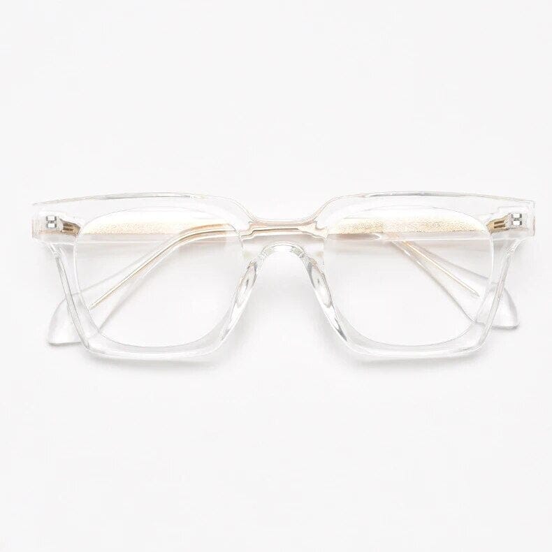 Brady Square TR90 Vintage Eyeglass Frame Rectangle Frames Southood Clear