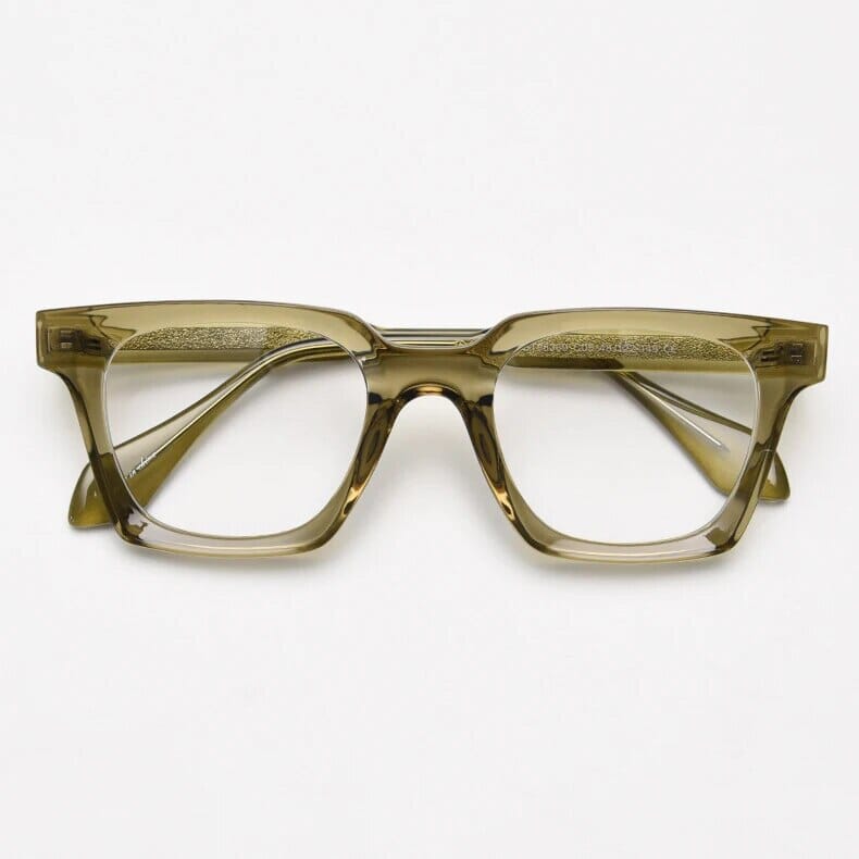 Brady Square TR90 Vintage Eyeglass Frame Rectangle Frames Southood Green