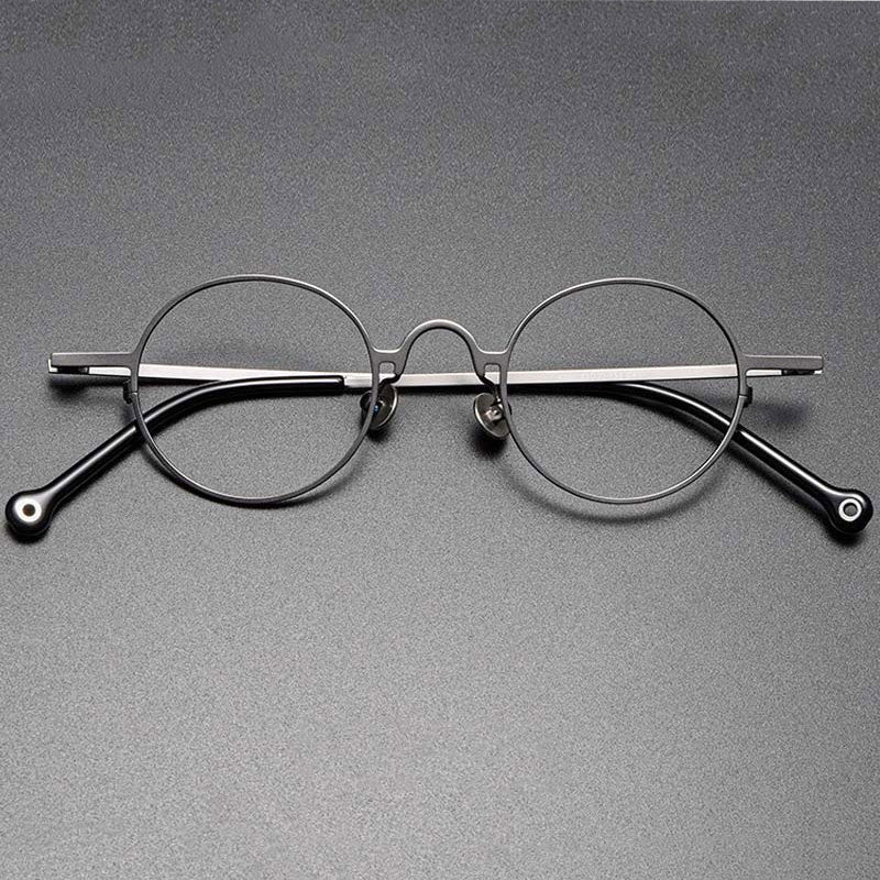 Briar Titanium Vintage Round Eyeglasses Frames Round Frames Southood