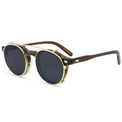 Morton Acetate Glasses Frame With sunglasses Clips