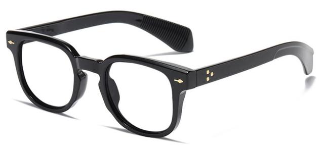 Bruce Vintage Rivet Square Glasses Frame Rectangle Frames Southood
