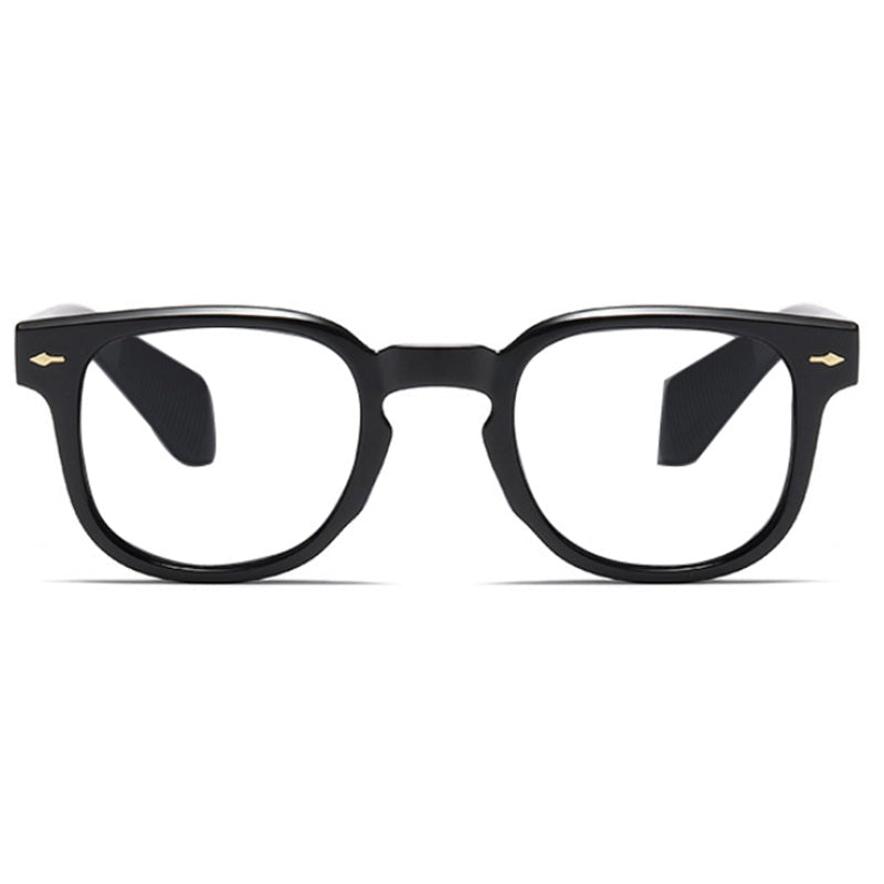 Bruce Vintage Rivet Square Glasses Frame Rectangle Frames Southood