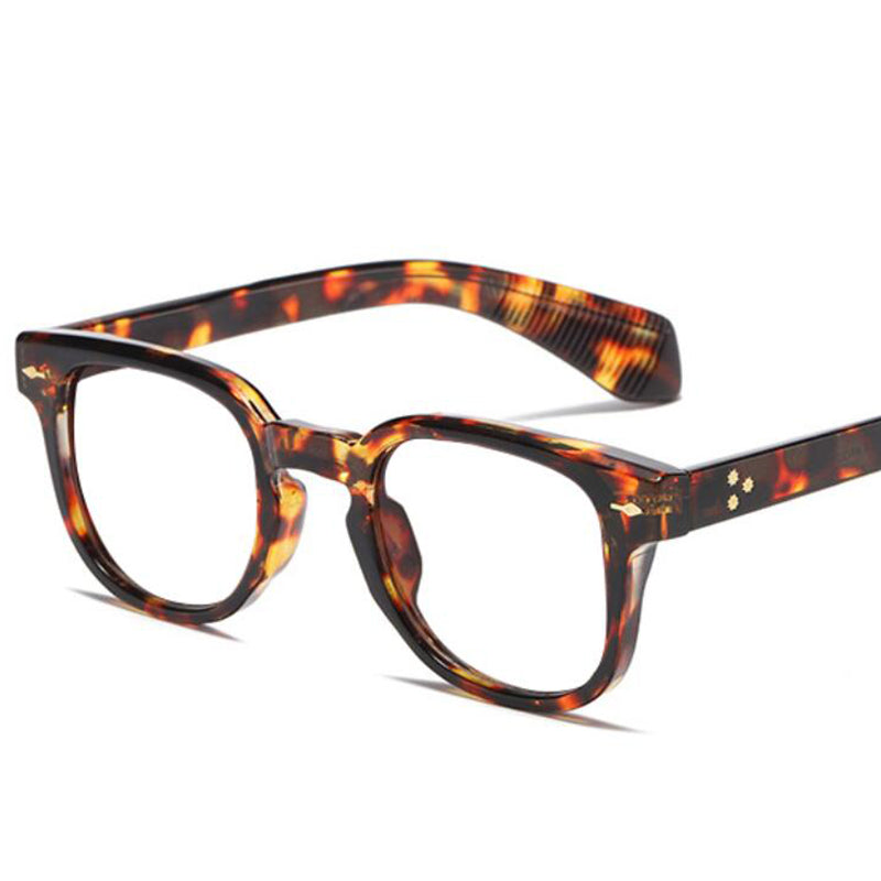 Bruce Vintage Rivet Square Glasses Frame Rectangle Frames Southood