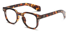 Bruce Vintage Rivet Square Glasses Frame Rectangle Frames Southood C3 daimao clear