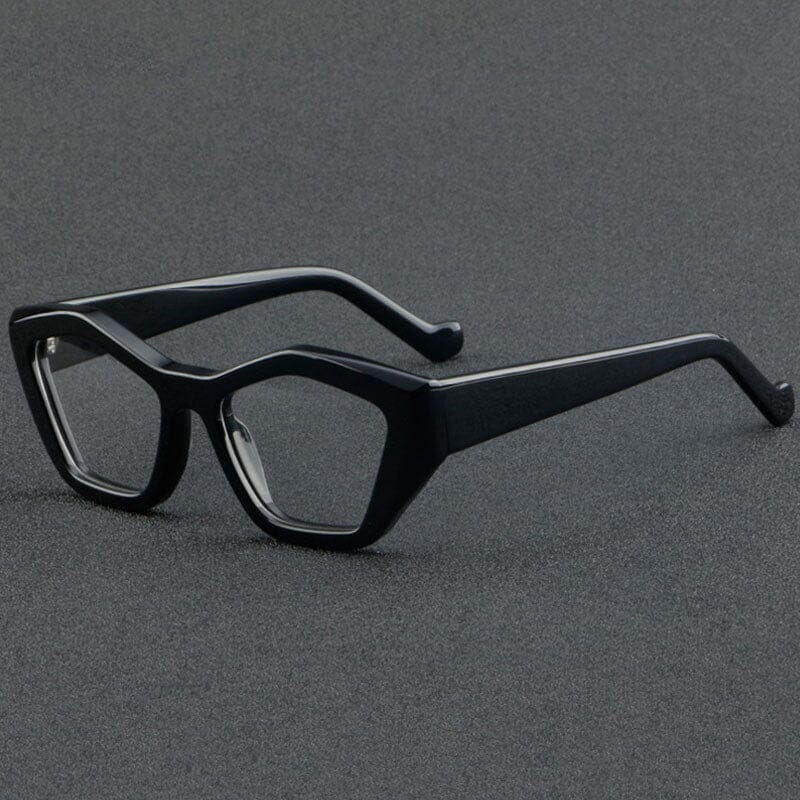 Bryanne Cat Eye Acetate Glasses Frame Cat Eye Frames Southood Black
