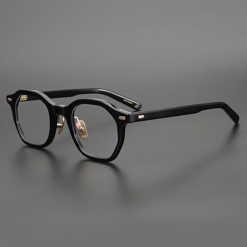 Burgos Acetate Eyeglasses Frame Geometric Frames Southood Black