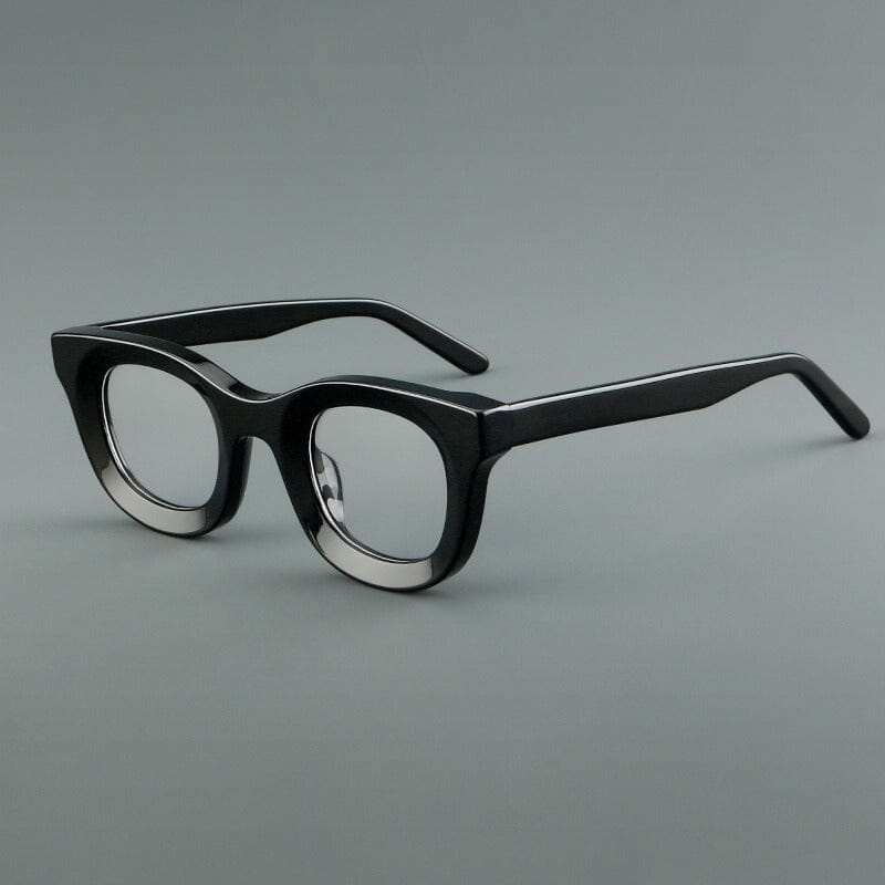 Cade Vintage Acetate Glasses Frame Cat Eye Frames Southood Black
