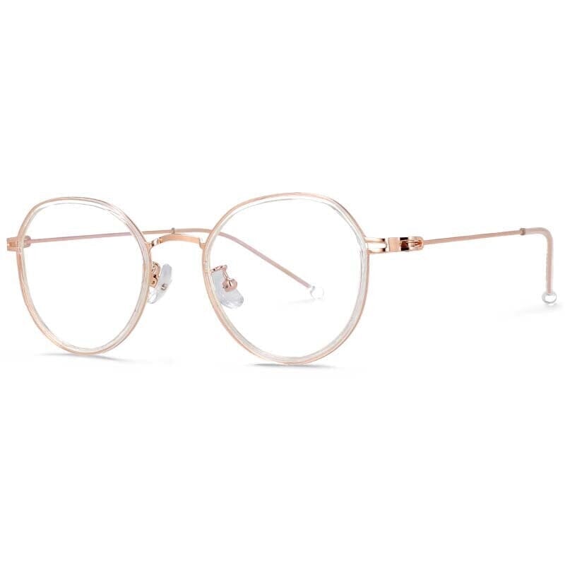 Calliope Ultralight Round Glasses Frame Round Frames Southood Clear