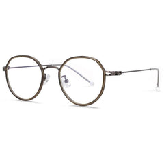 Calliope Ultralight Round Glasses Frame Round Frames Southood Green gray