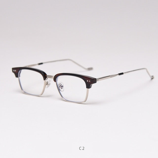 Calvin Square Half Glasses Frame Rectangle Frames Southood C2tea